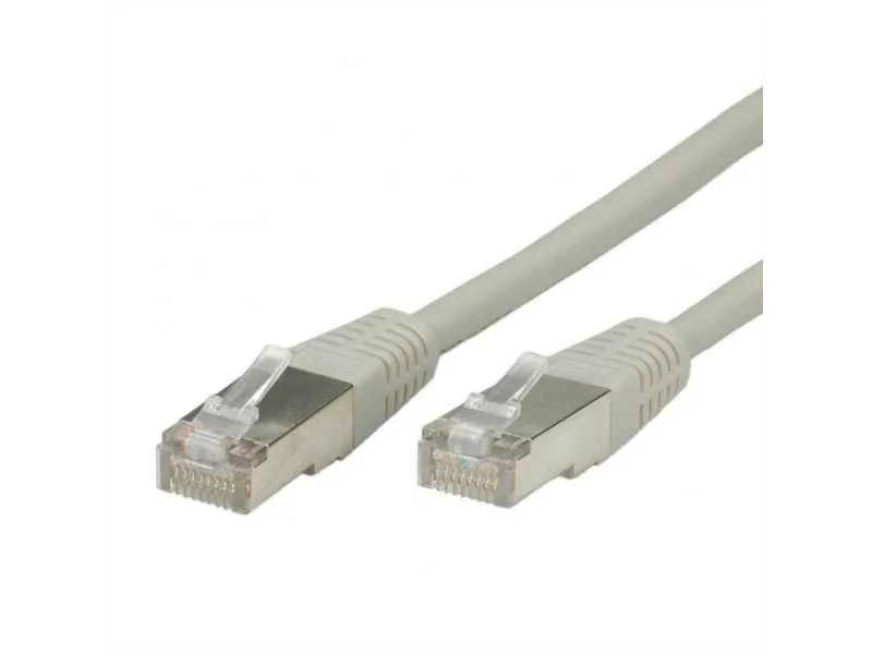 SECOMP ROLINE S/FTP(PiMF) Cable Cat.7 RJ45 konektor 500 MHz LSOH grey 3.0m