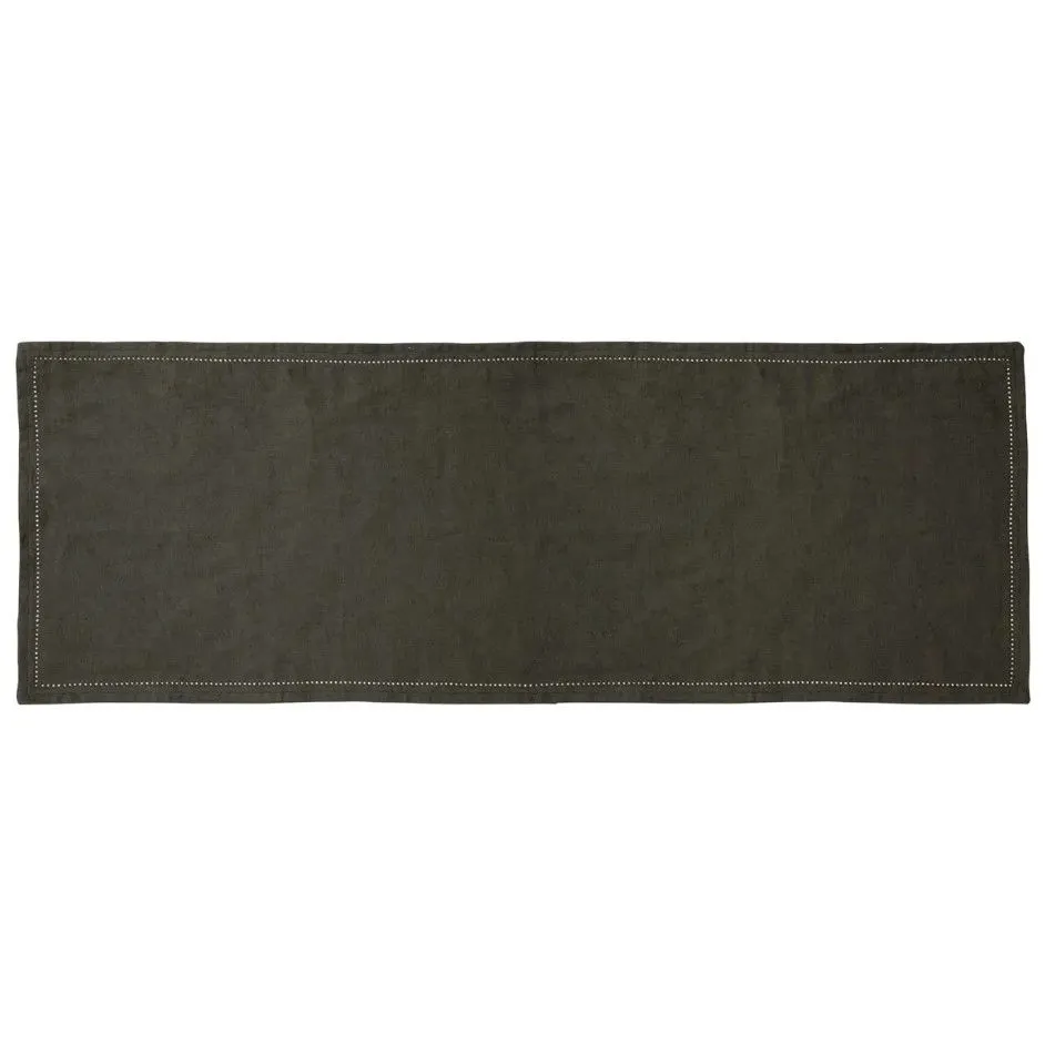 SECRET DE GOURMET Pamučni nadstolnjak 38x140cm, zelena