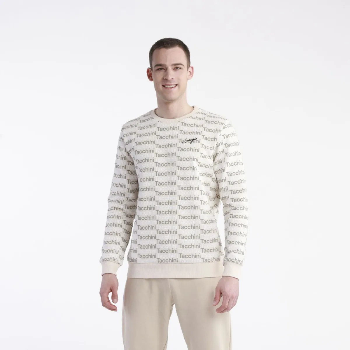 SERGIO TACCHINI Duks signature crewneck M