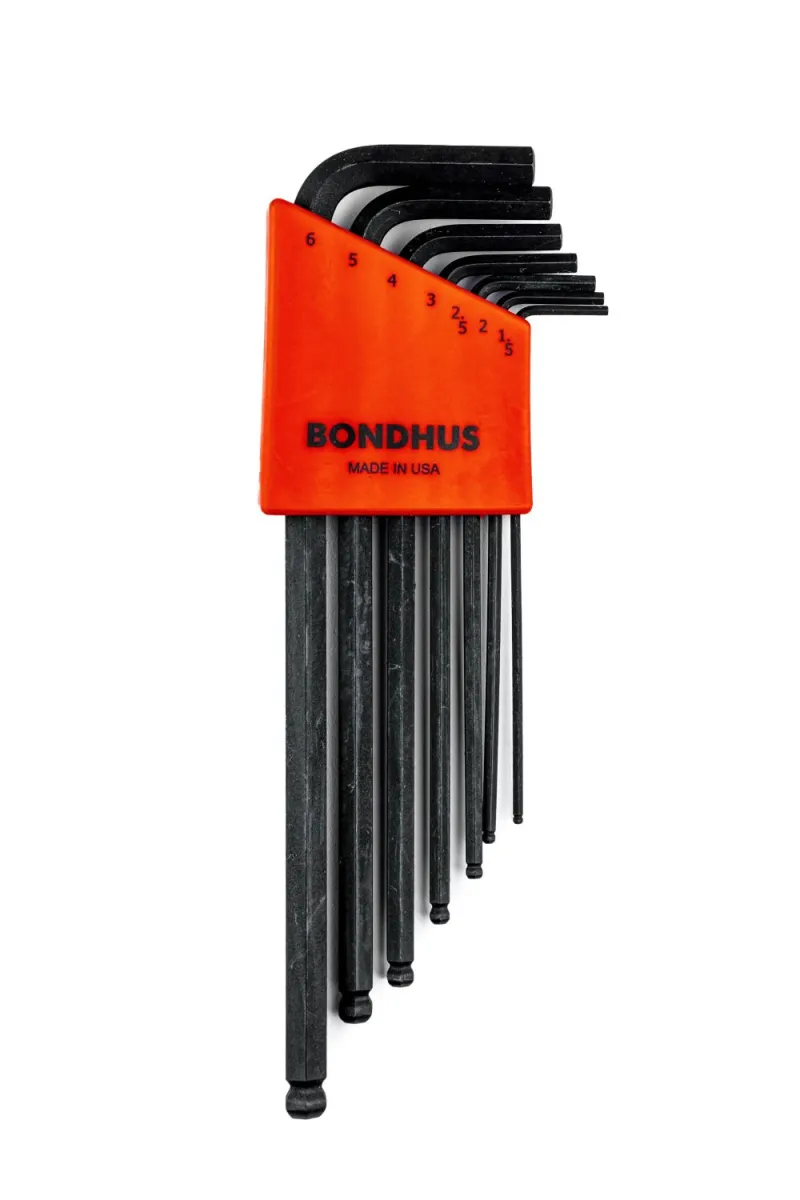 Set dugih imbus ključeva sa kugličnom glavom Bondhus HEX 1,5 - 6,0 10992 7 kom