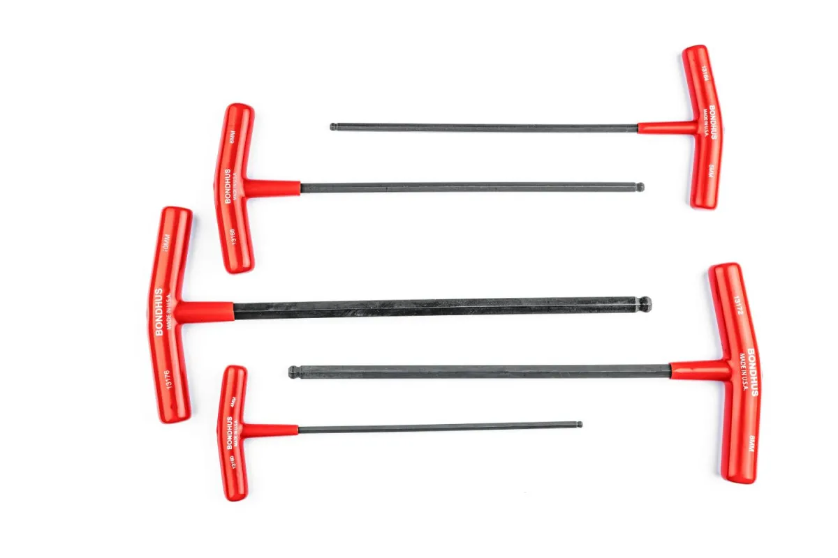 Set T-odvijača sa kugličnom glavom Bondhus ProGuard HEX 4,0 - 10,0 13148 5 kom
