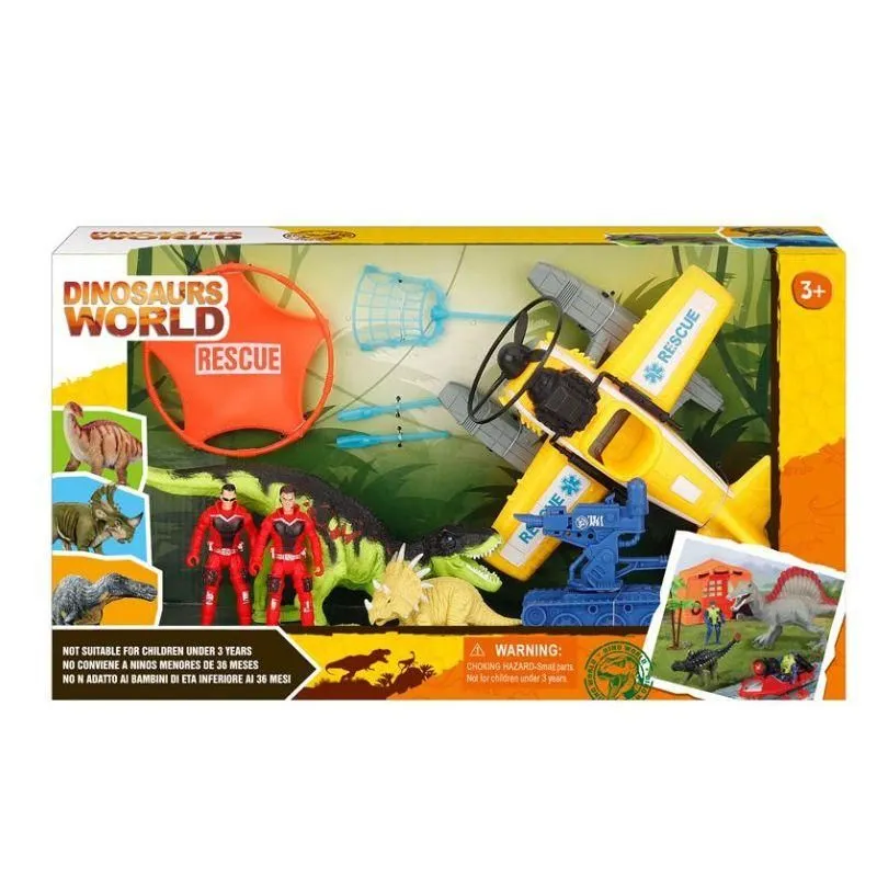 Set za igru Dinosaurus sa vozilima i figurama 63411
