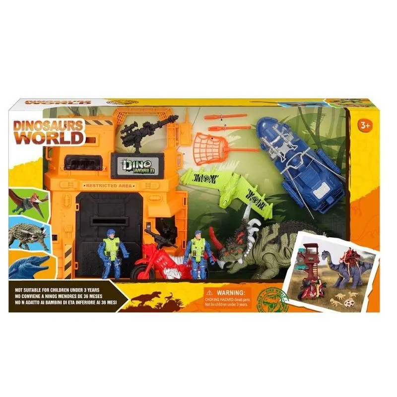 Set za igru Dinosaurus sa vozilima i figurama 63501