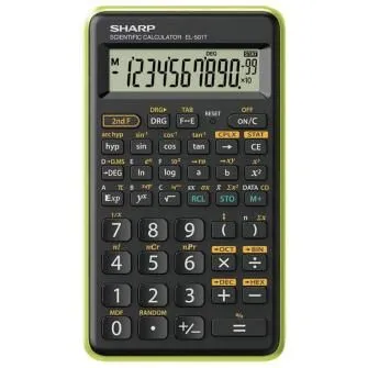 SHARP Kalkulator tehnički 10+2mesta 146 funkcija  EL-501TB-GR crno zeleni blister