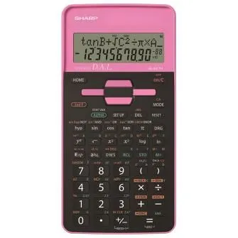 SHARP Kalkulator tehnički 10mesta 273 funkcije EL-531THB-PK crno roze blister