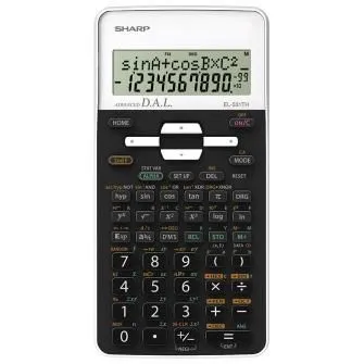 SHARP Kalkulator tehnički 10mesta 273 funkcije EL-531THB-WH crno beli blister