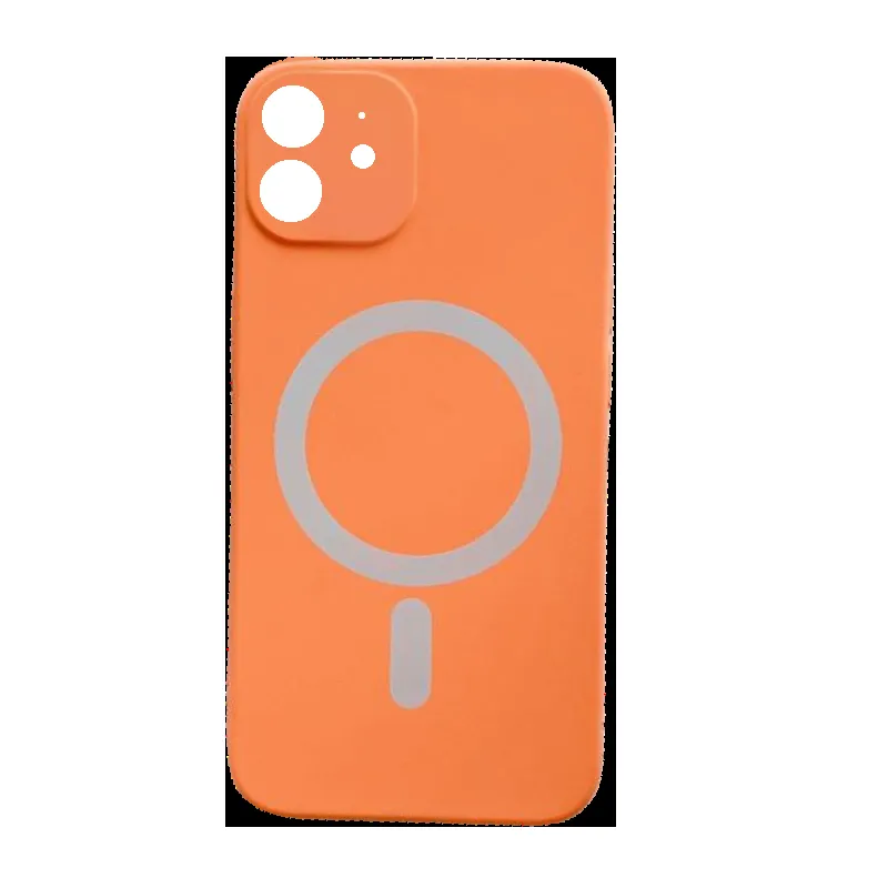 Silikonska futrola Magsafe Color Iphone 11/ narandžasta
