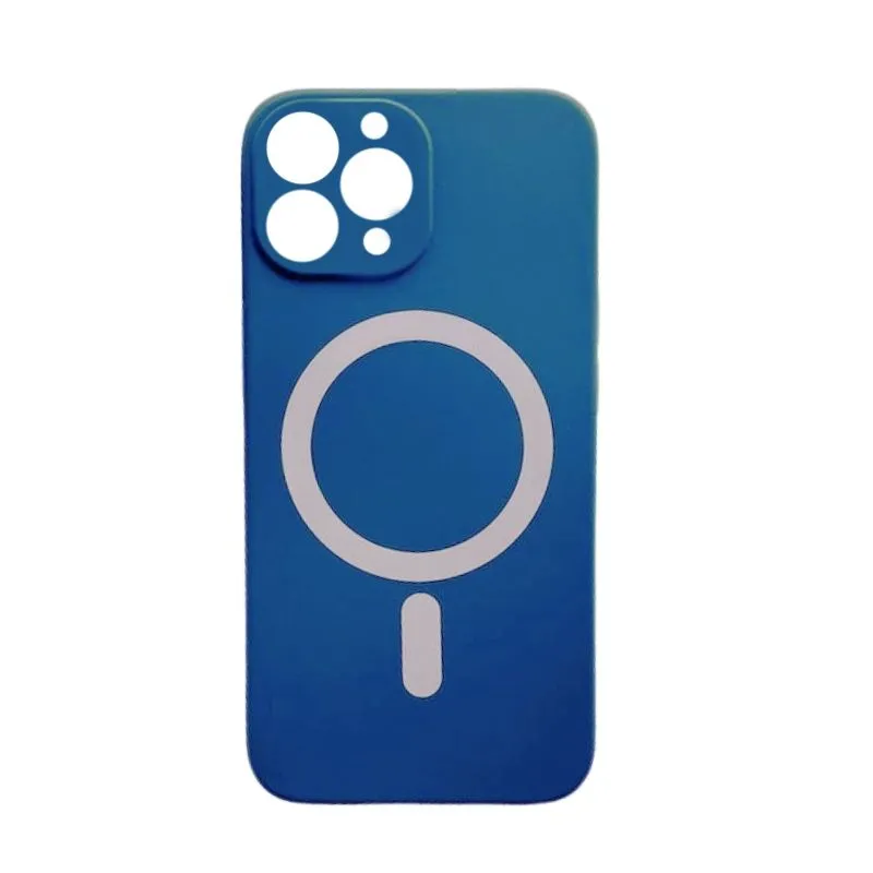 Silikonska futrola Magsafe Color Iphone 12 Pro/ teget