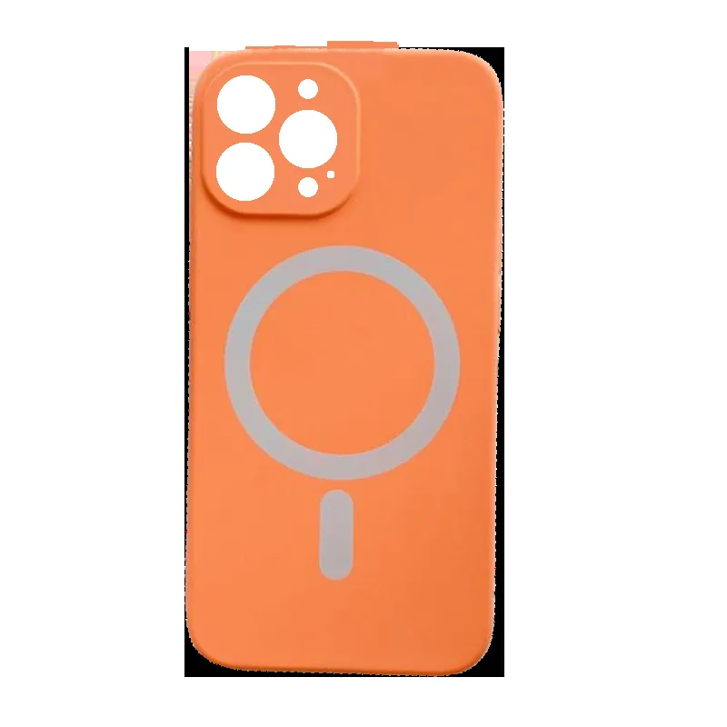 Silikonska futrola Magsafe Color Iphone 15 Pro/ narandžasta
