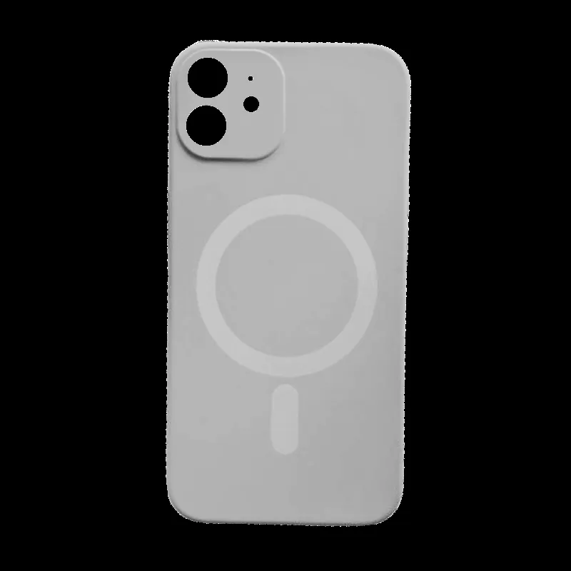 Silikonska futrola Magsafe Color za Iphone 11/ siva