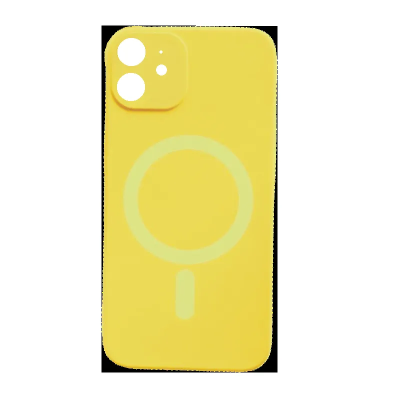 Silikonska futrola Magsafe Color za Iphone 11/ žuta