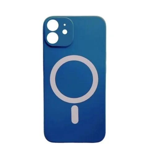 Silikonska futrola Magsafe Color za Iphone 12/ teget