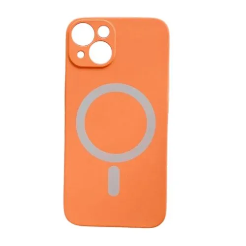 Silikonska futrola Magsafe Color za Iphone 13/ narandžasta