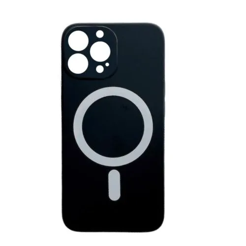 Silikonska futrola Magsafe Color za Iphone 14 Pro/ crna