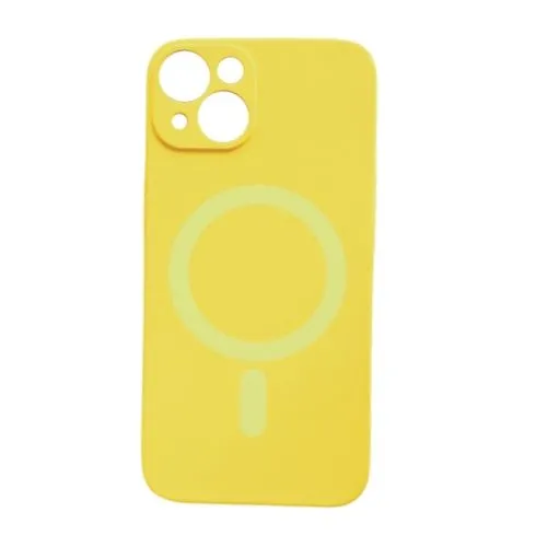 Silikonska futrola Magsafe Color za Iphone 15, žuta