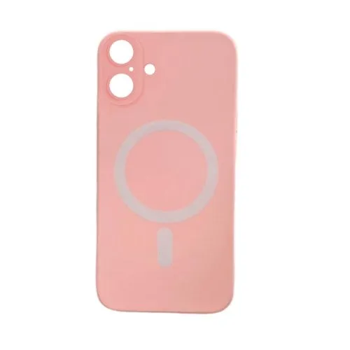 Silikonska futrola Magsafe Color za iPhone 16/ svetloroze