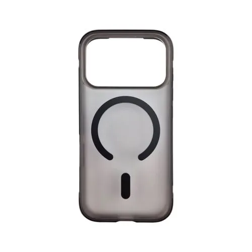 Silikonska MagSafe futrola Remix za iPhone 18 Pro Max / iPhone 17 Pro Max/ crna