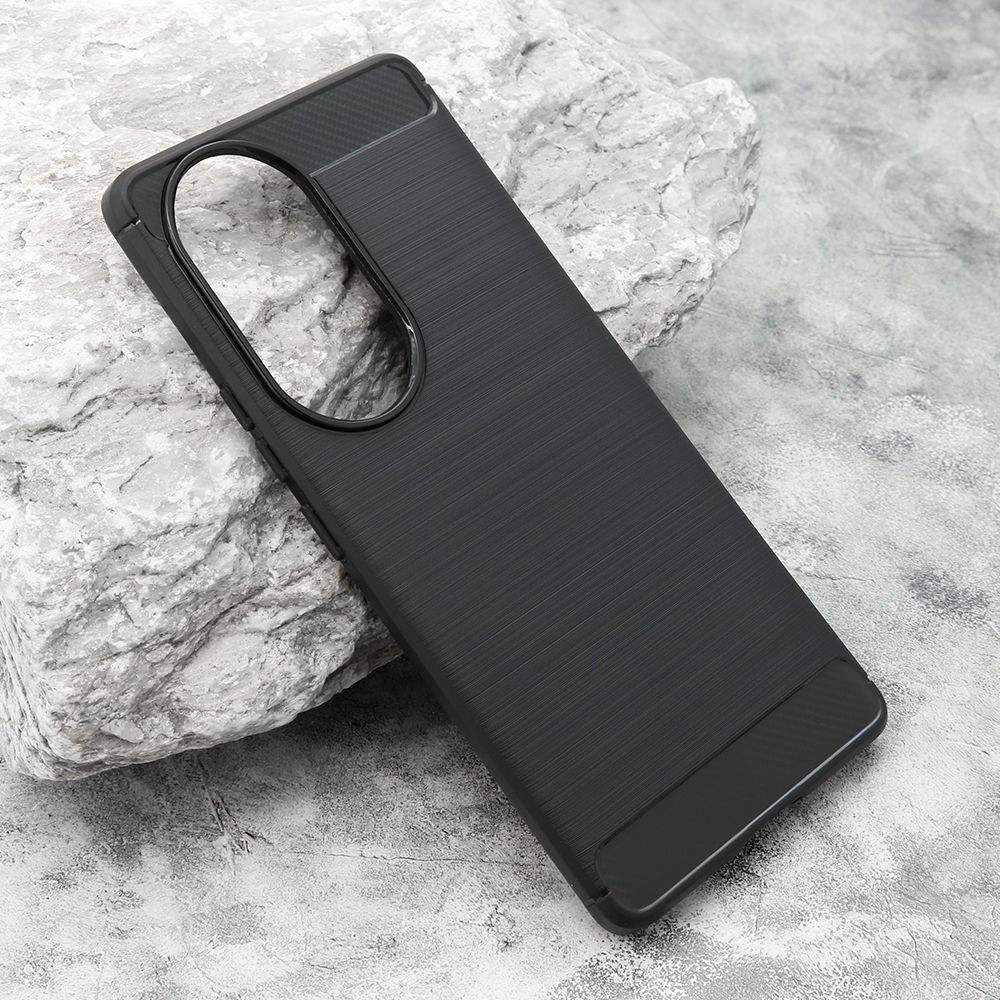 Silikonska maska Brushed za Huawei Honor 90/ crna