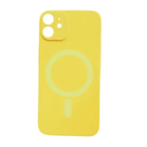 Silikonska maska Color Magsafe za Iphone 12/ žuta