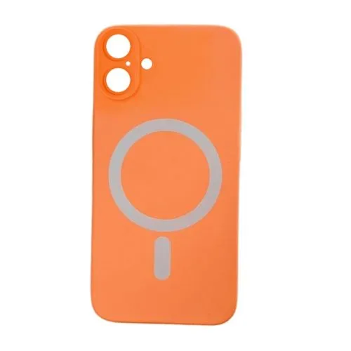 Silikonska Maska Magsafe COLOR za Iphone 16/ narandžasta