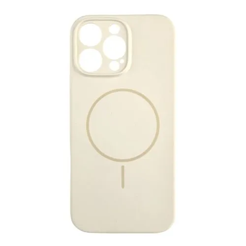 Silikonska maska Magsafe Lux za iPhone 16 Pro Max, bež