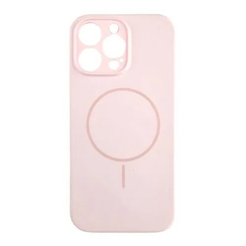 Silikonska maska Magsafe Lux za iPhone 16 Pro Max/ puder roze