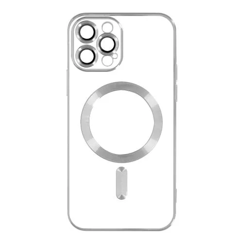 Silikonska Maska Magsafe za Iphone 16 Pro Max/ srebrna