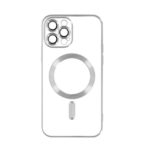Silikonska Maska Magsafe za Iphone 16 PRO/ srebrna