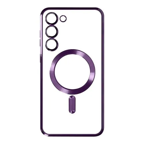 Silikonska maska Magsafe za Samsung S25 Plus/ lila