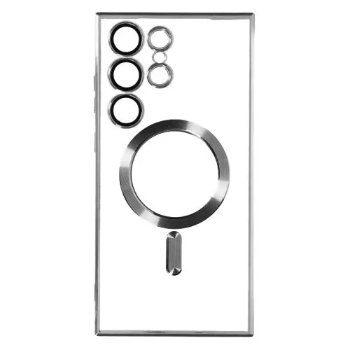 Silikonska maska Magsafe za Samsung S25 Ultra/ silver