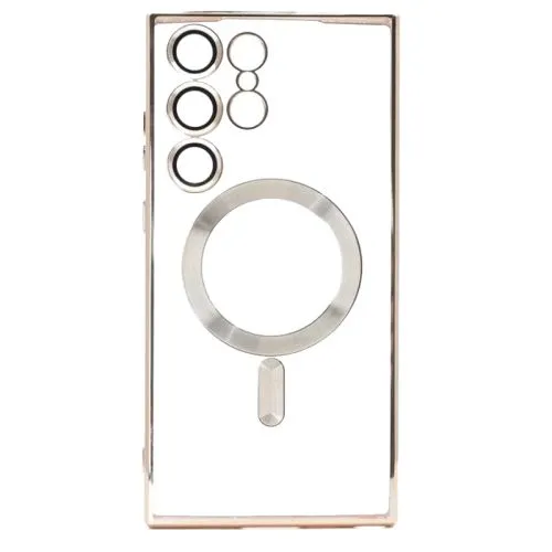 Silikonska maska Magsafe za Samsung S25 Ultra/ zlatna