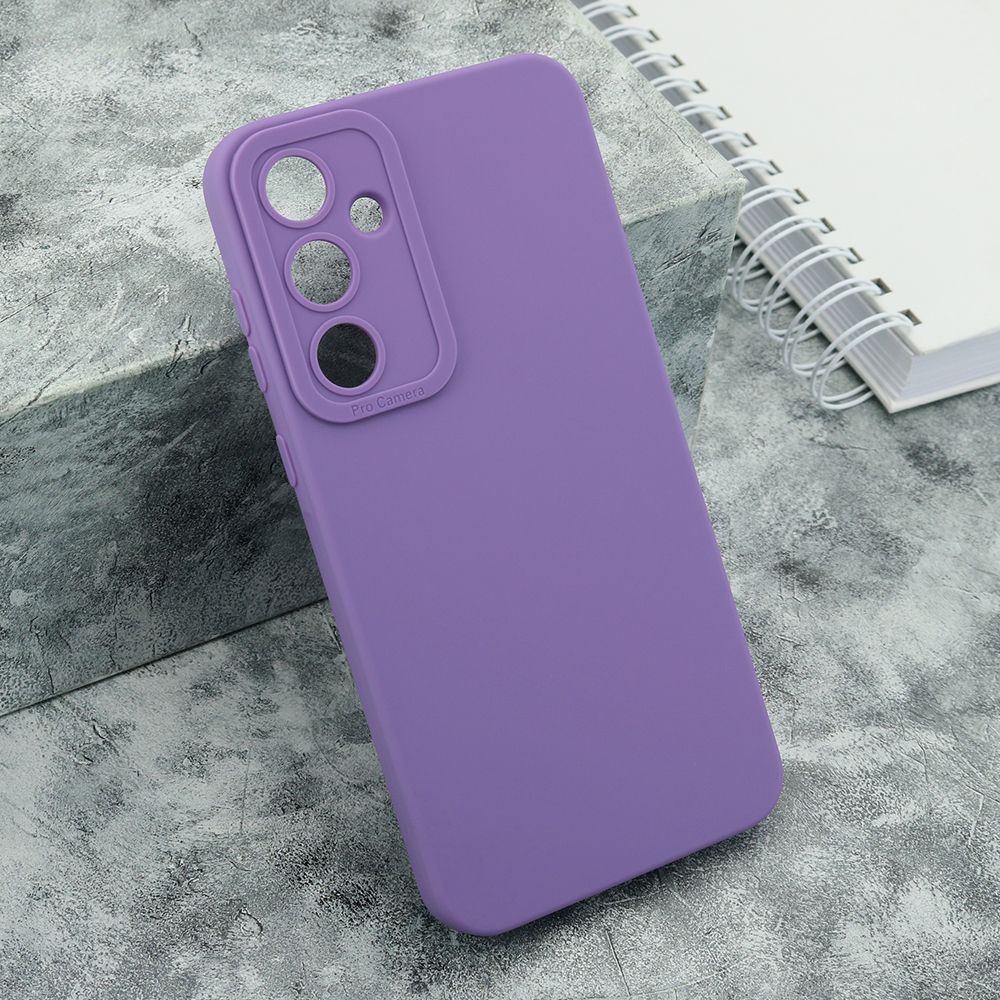 Silikonska maska Pro Camera za Samsung A356B Galaxy A35 5G/ ljubičasta