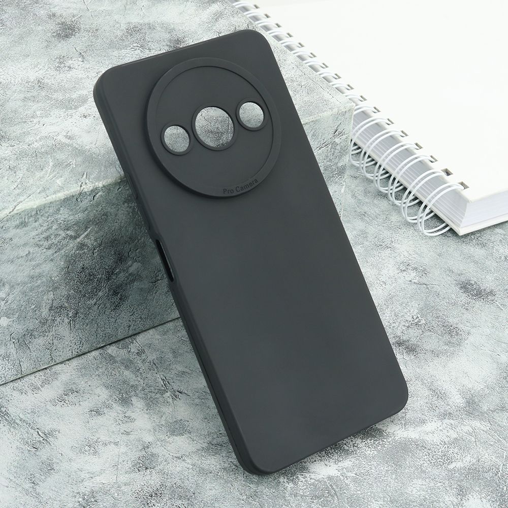 Silikonska maska Pro Camera za Xiaomi Redmi A3/ crna