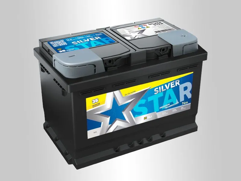 SILVER STAR Akumulator za automobile 12V074D SLI