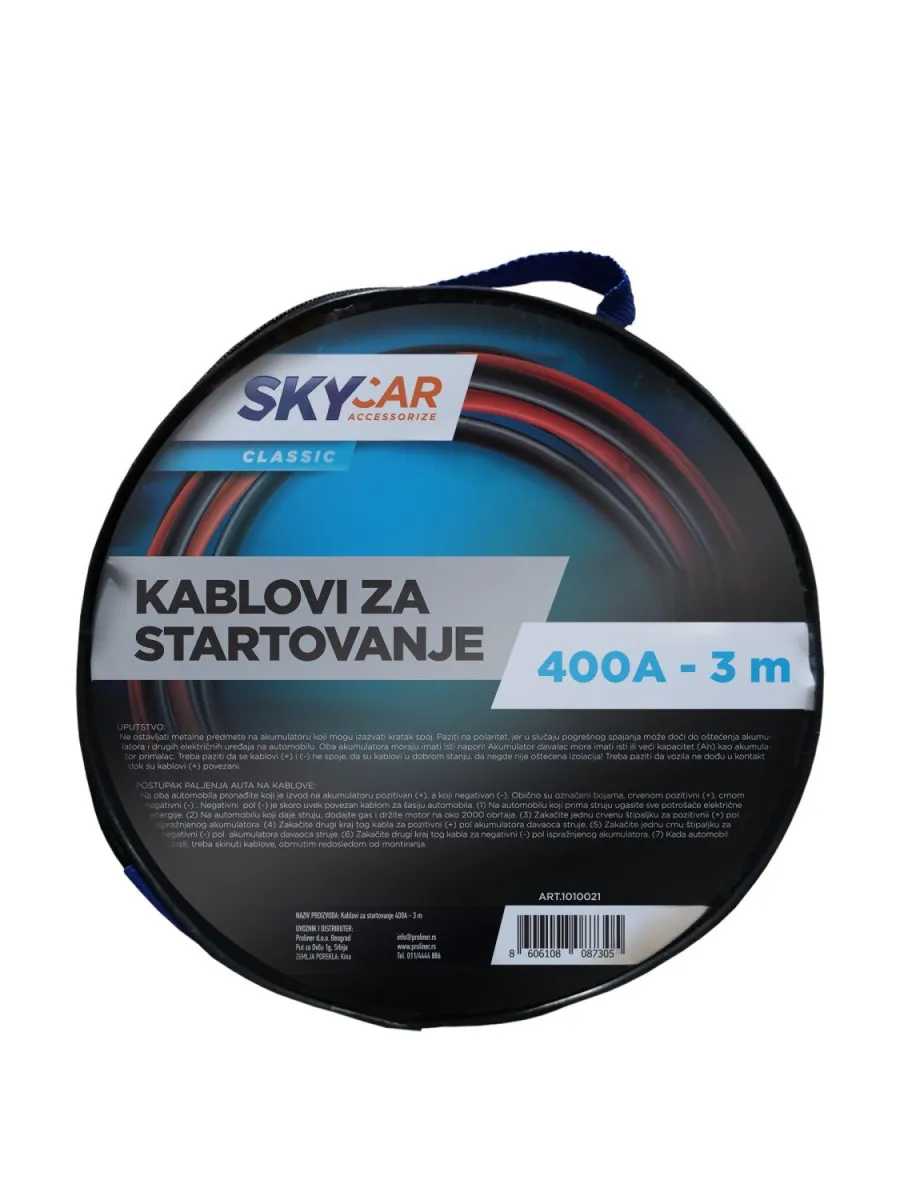 SKYCAR Kablovi za startovanje 400 A 3 m