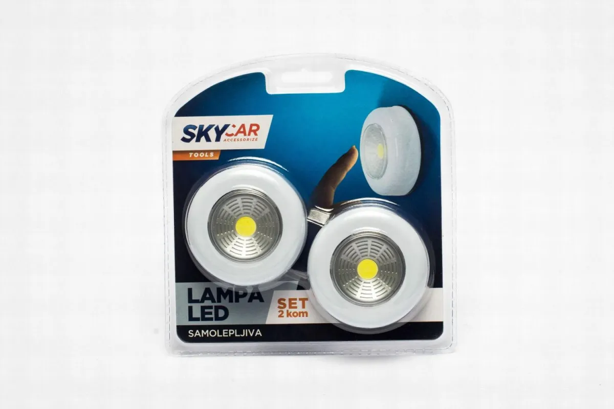 SKYCAR Lampa LED set 2 kom samolepljiva C1194