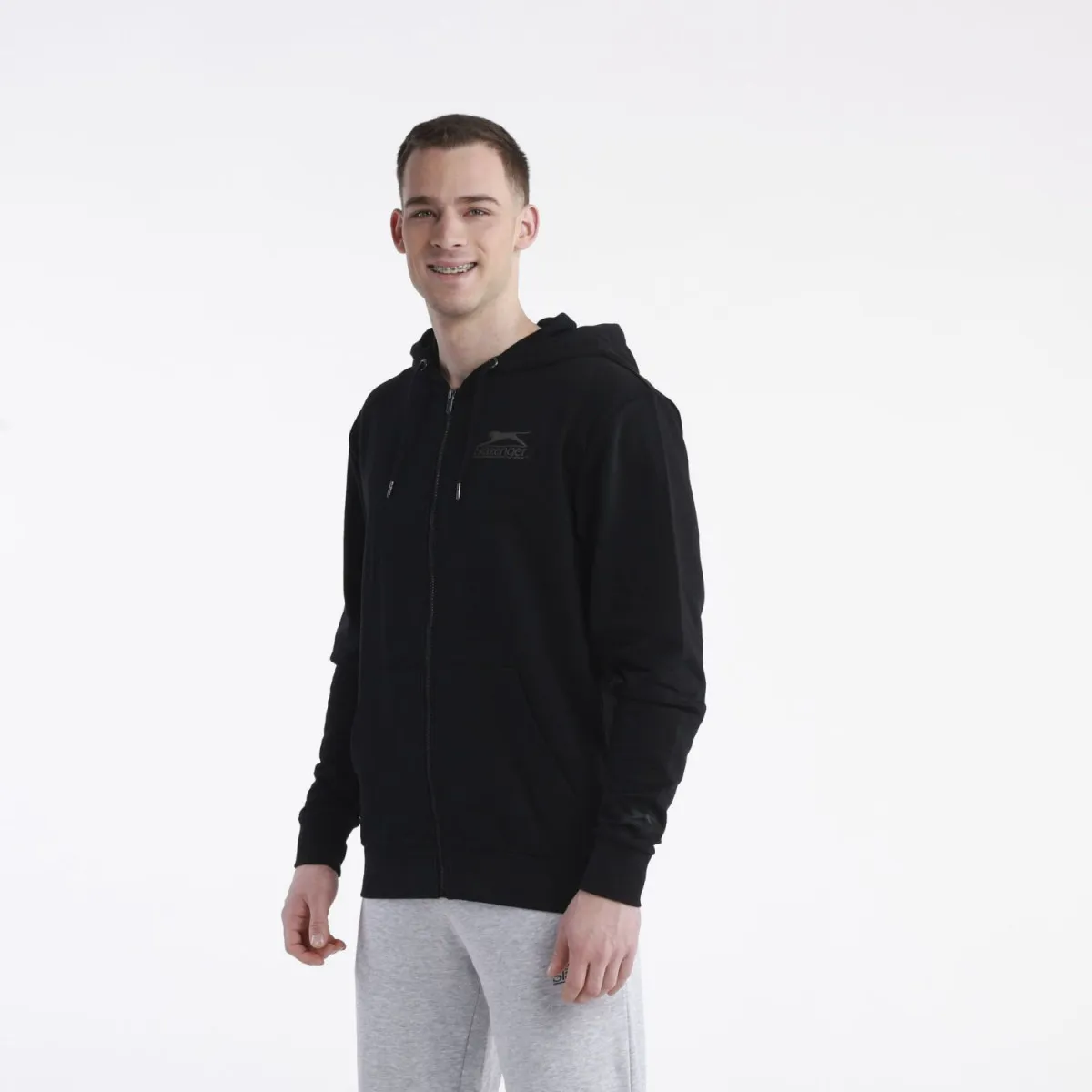 SLAZENGER Duks sa kapuljačom lines full zip hoody M