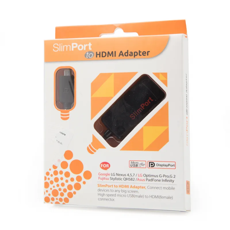 Slimport to HDMI Adapter for LG Nexus/ LG Optimus/ Asus PadFone