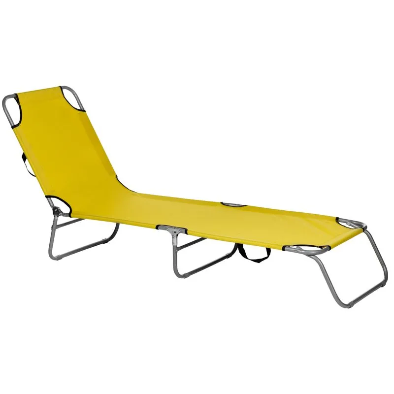SLOVAKIA TREND Ležaljka Panama 188x55x27cm, žuta