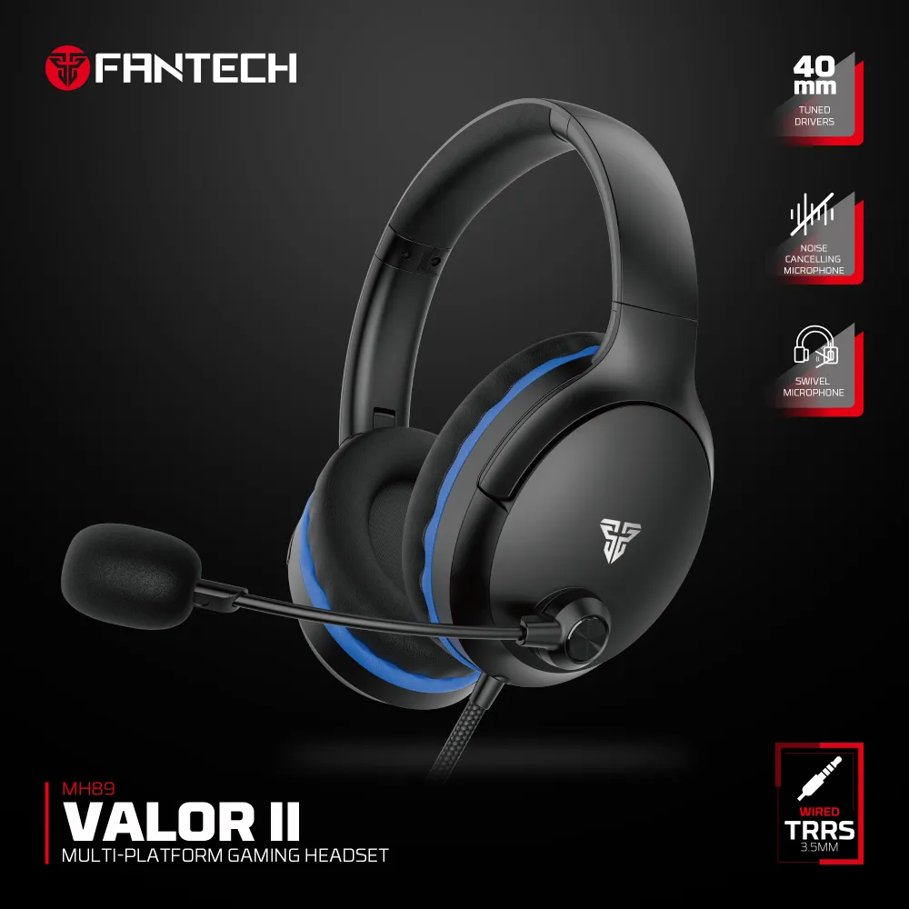 Slušalice Gaming Fantech MH89 Valor II crne
