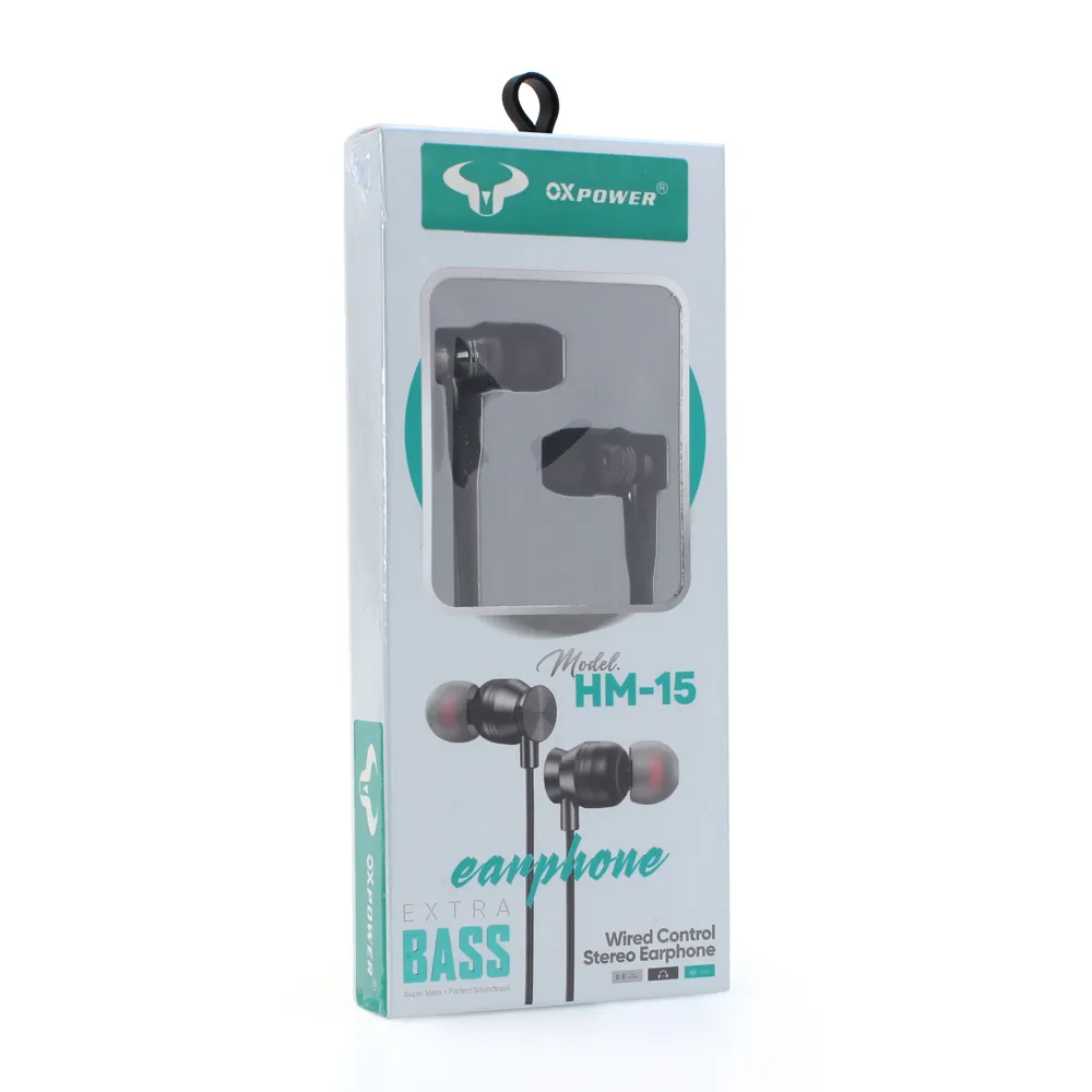 Slušalice Oxpower HM15 3.5mm crne