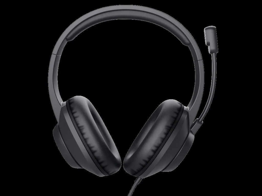 Slušalice TRUST AYDA MAX USB HEADSET/USB-C/ USB-A/crna
