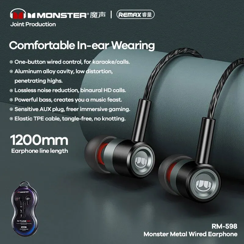 Slušalice Type-C Remax Monster RM-598a bele