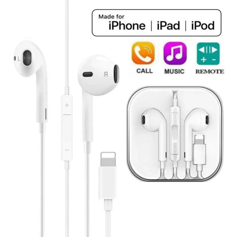 Slušalice za iPhone Lightning BT bele