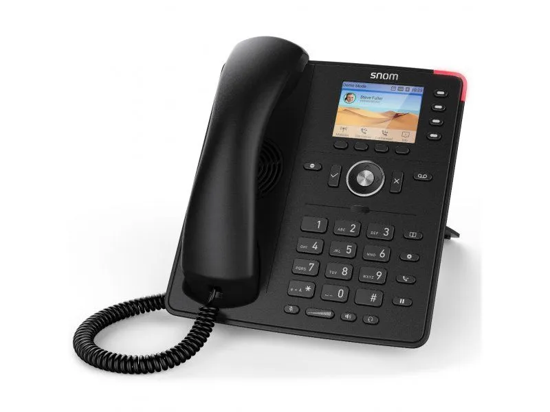 SNOM Žični fiksni telefon D713, crna