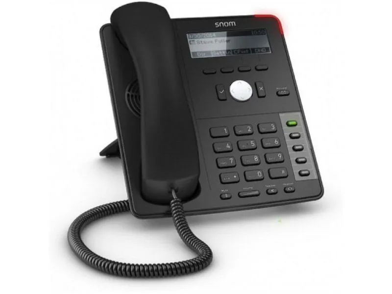 SNOM Žični telefon D120 IP, crna