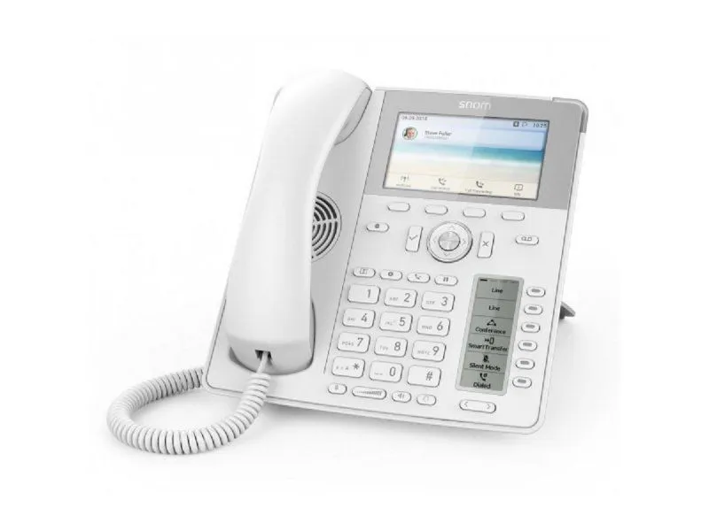 SNOM Žični telefon D785, bela