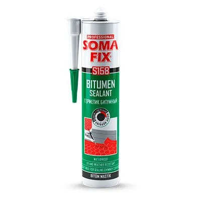 SOMAFIX Bitumenski lepak + diht  S158 310ml