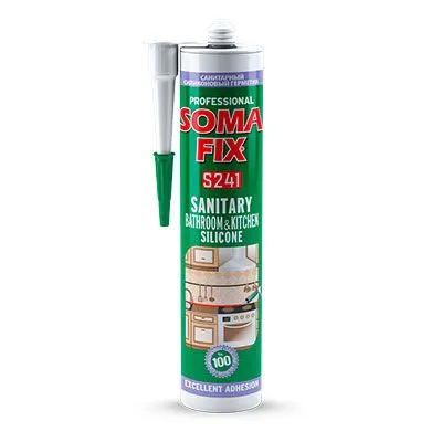 SOMAFIX Silikon sanitarni beli S241 280ml