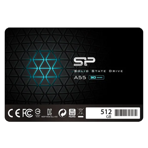 SSD 2.5 SATA SiliconPower A55 512GB/ SP512GBSS3A55S25